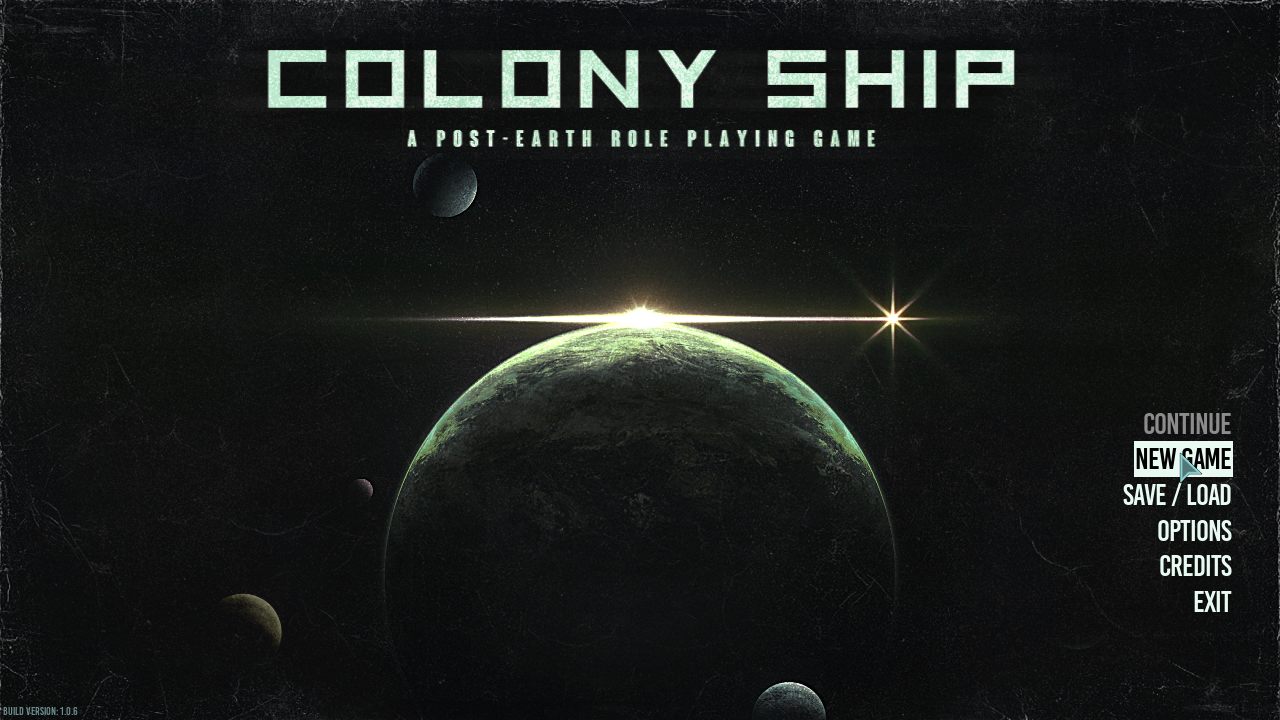 Colony ship a post earth role